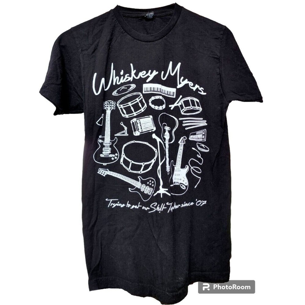 Whiskey Myers Black T-Shirt Size M Unisex Country Music